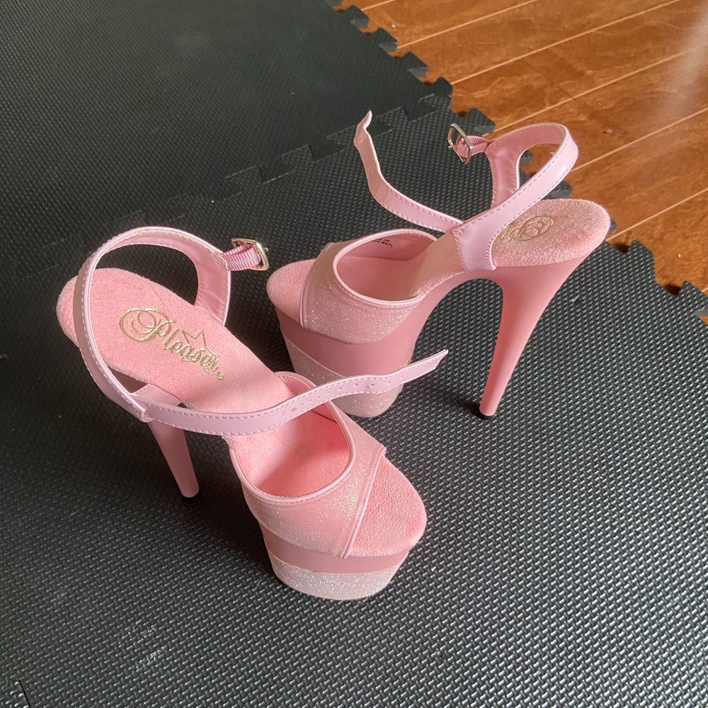 Pleaser Pink Platform Heels